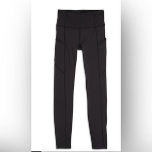 Black Lululemon fast and free leggings